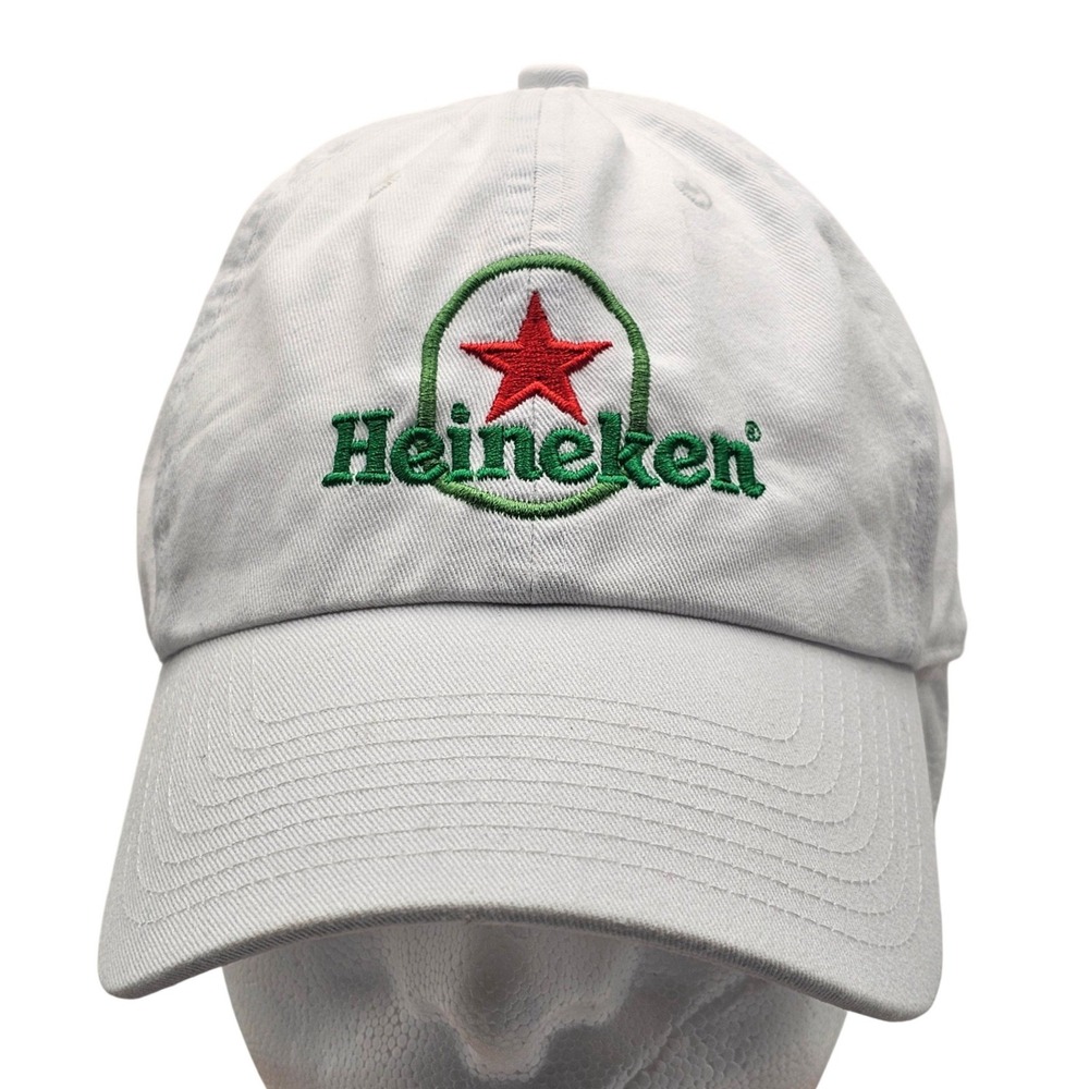 '47 Brand Heineken Beer Strapback White Adjustable Dad Hat Cap OSFA